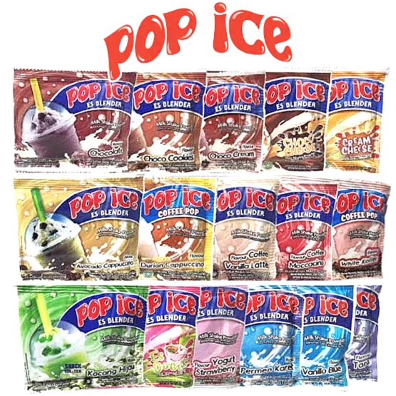 Jual POP ICE All Varian 1 RENCENG ISI 10 sachet | Shopee Indonesia