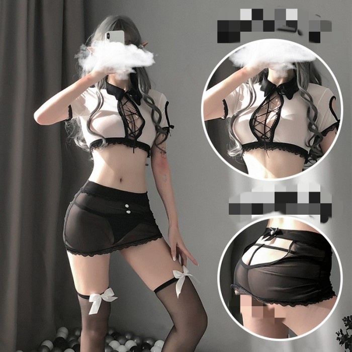 Jual Sexy Office Lady Maid Teacher Cosplay Seragam Sekretaris Guru