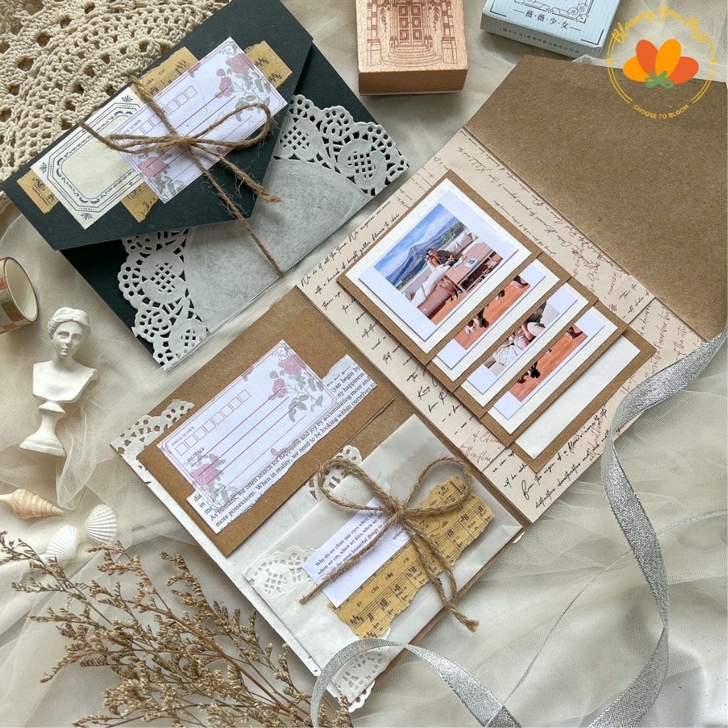 Jual story scrapbook kartu ucapan greeting card kado unik buku jurnal