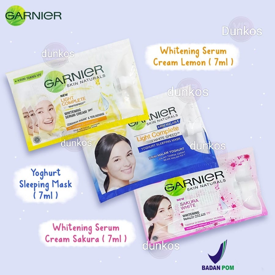 Jual GARNIER CREAM SACHET 7mL ( PCS ) Shopee Indonesia