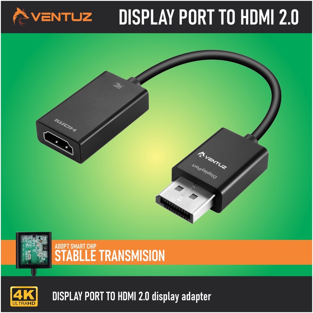 Jual VENTUZ DP BESAR TO HDMI CONVERTER Shopee Indonesia