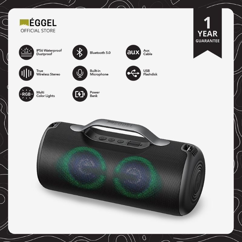 Jual Speaker Eggel Elite XL 2S Bluetooth Bisa Setting lewat Aplikasi
