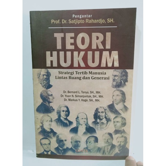 Jual Buku Teori Hukum Satjipto Rahardjo Shopee Indonesia