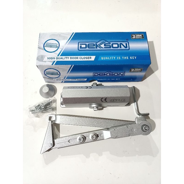 Jual Door closer pintu Dekson 300 series HO NA hold open silver / Penahan pintu dekson Shopee