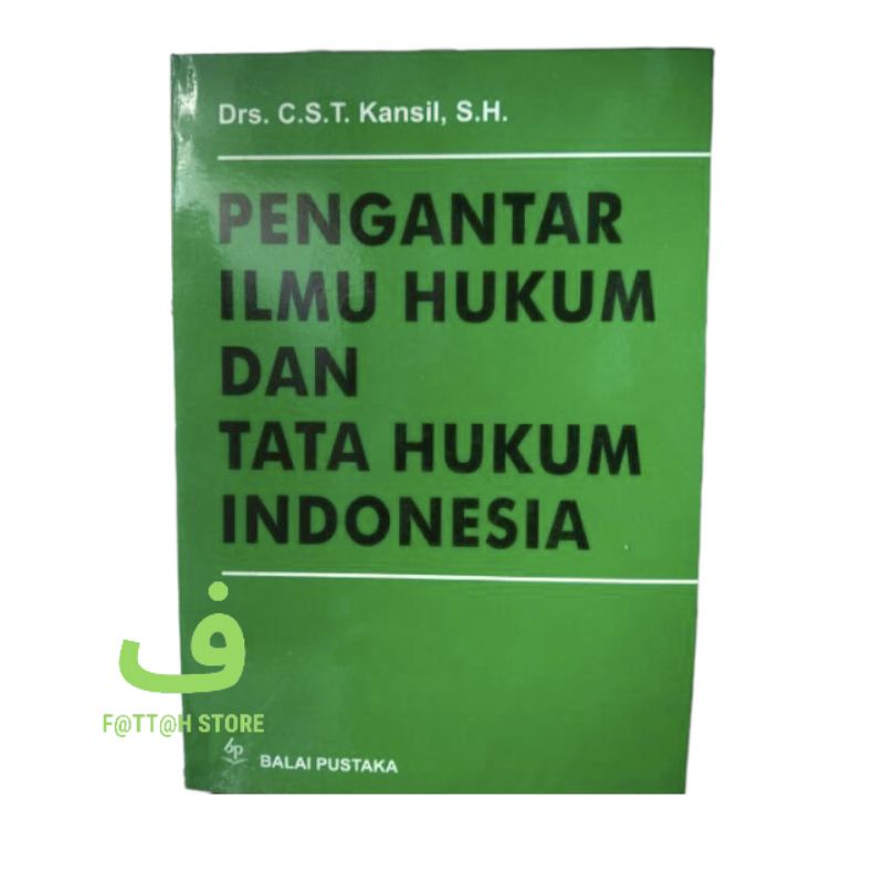 Jual Buku Pengantar Ilmu Hukum Dan Tata Hukum Indonesia Drs C S T