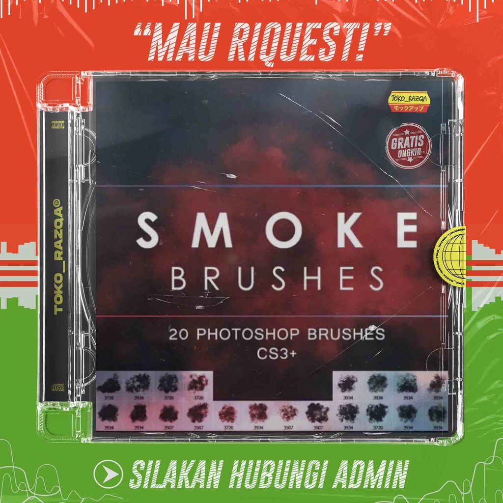 Jual 20 Smoke Photoshop Brushes For Photoshop & Clip Studio Paint PS ...