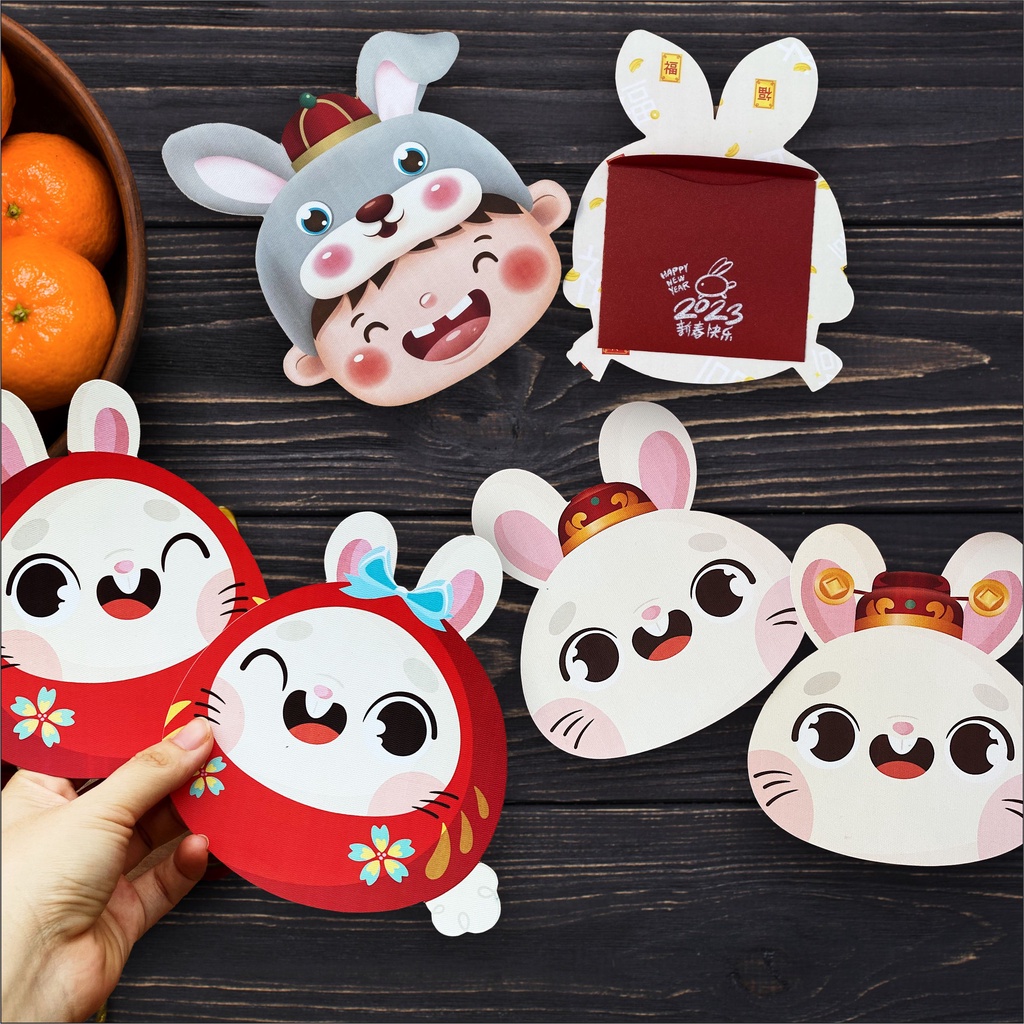 Jual Angpao Imlek Rabbit Chinese New Year 2023 Angpao Sincia READYSTOCK ...