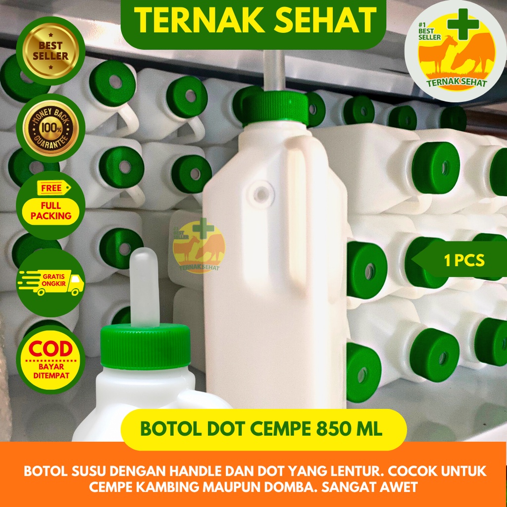 Jual BOTOL DOT CEMPE 850ml - Botol Dot Anak Kambing Domba 850ml - Botol ...