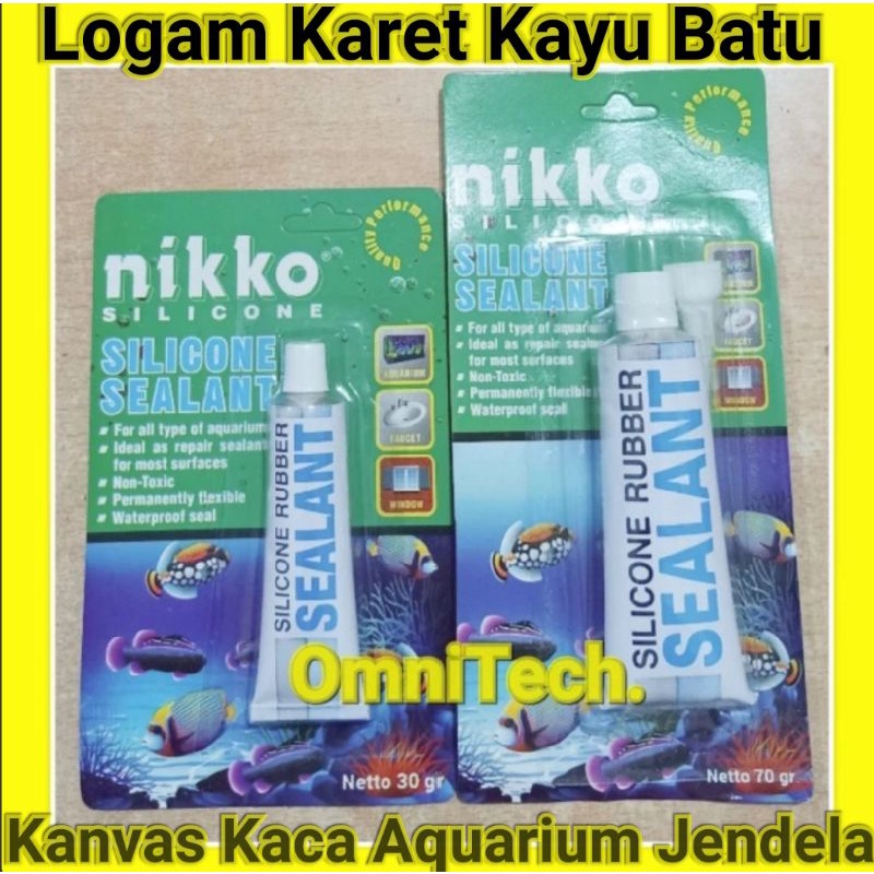 Jual Lem Silikon Sealent Odol Kaca Aquarium Jendela Kecil Besar