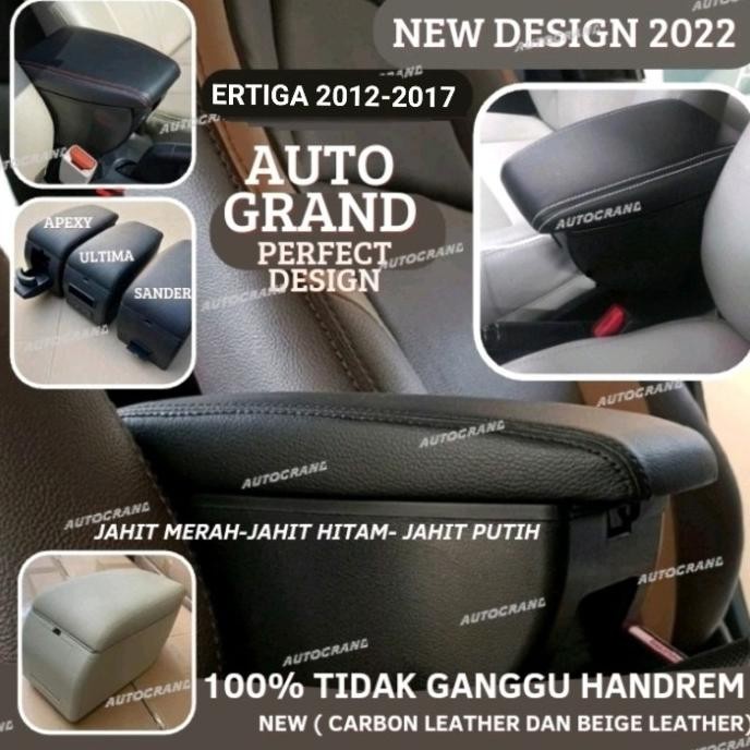 Jual Armrest Ertiga Sport Console Box Xl7 All New Ertiga BOXER WOOd, Jahitan hitam Shopee