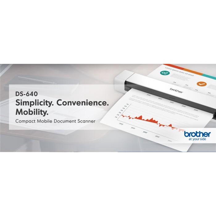 Jual Brother Scanner DS640 Compact Mobile Document DS640 Shopee