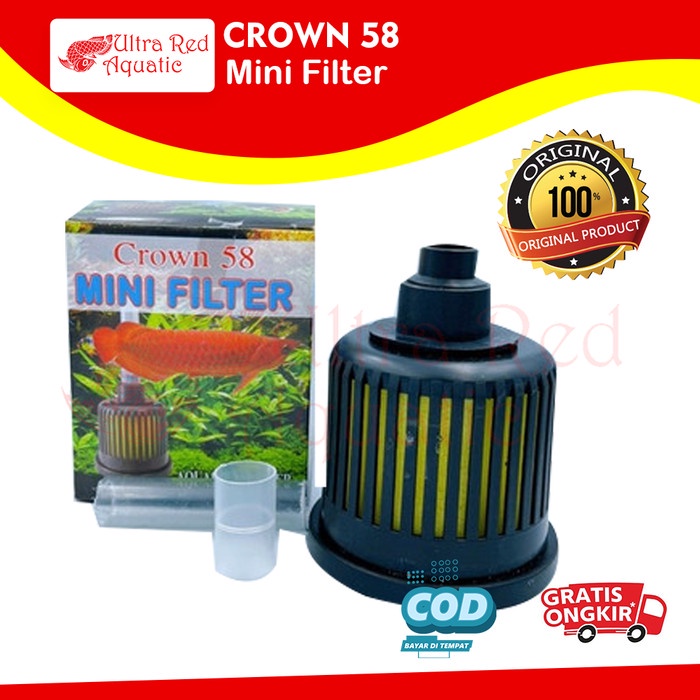 Jual Filter Aquarium Mini Filter Crown58 Aquascape Shopee Indonesia
