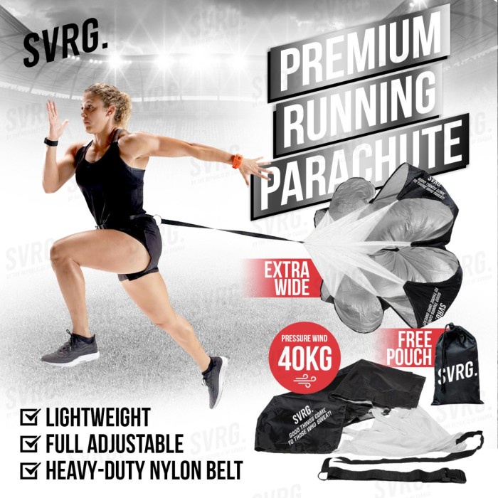Sprint Entraînement Parachute Vitesse Entraînement Football Résistance Entraînement Physique Transporteur de Poids Parachute pour Améliorer la Vitesse, l'Endurance, la Force et l'Accélération