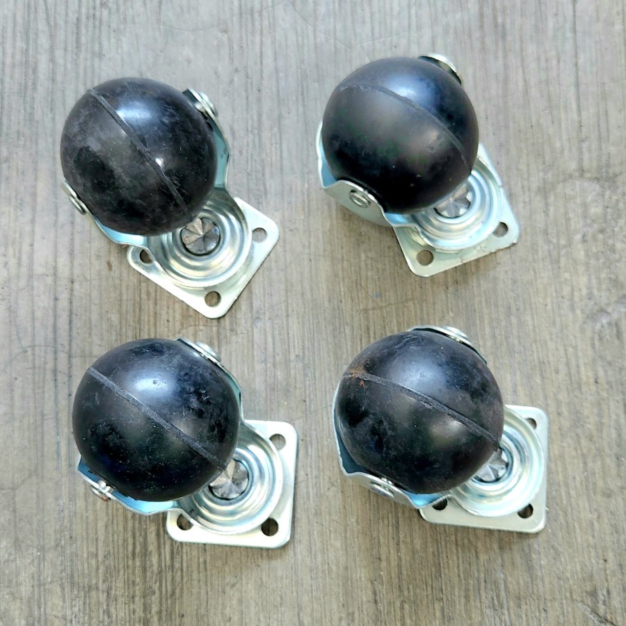 Jual Roda Caster Bulat 2 Inch 4 pcs | Shopee Indonesia