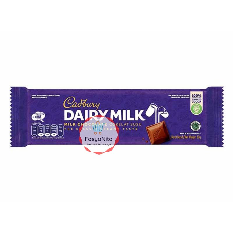 Jual Cadbury Dairy Milk Aneka coklat Oreo milk cashew nut fruit
