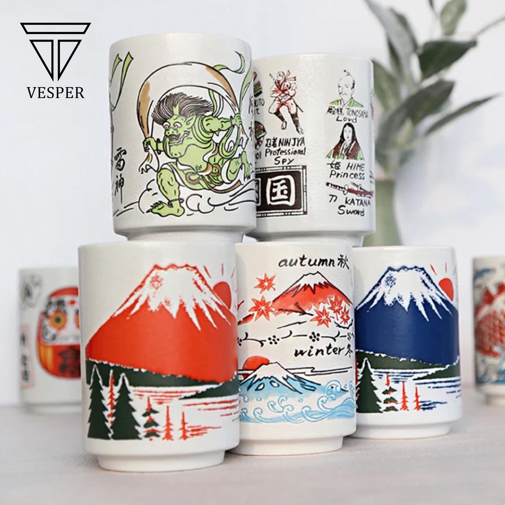 Ilustrata (Sharkiri Sushi) 11oz/315ml White Ceramic Mug