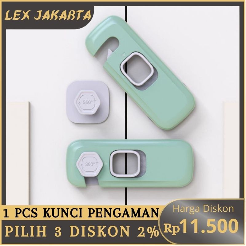 Jual LEXJAKARTA Baby Safety Lock Kunci Pengaman Laci Lemari