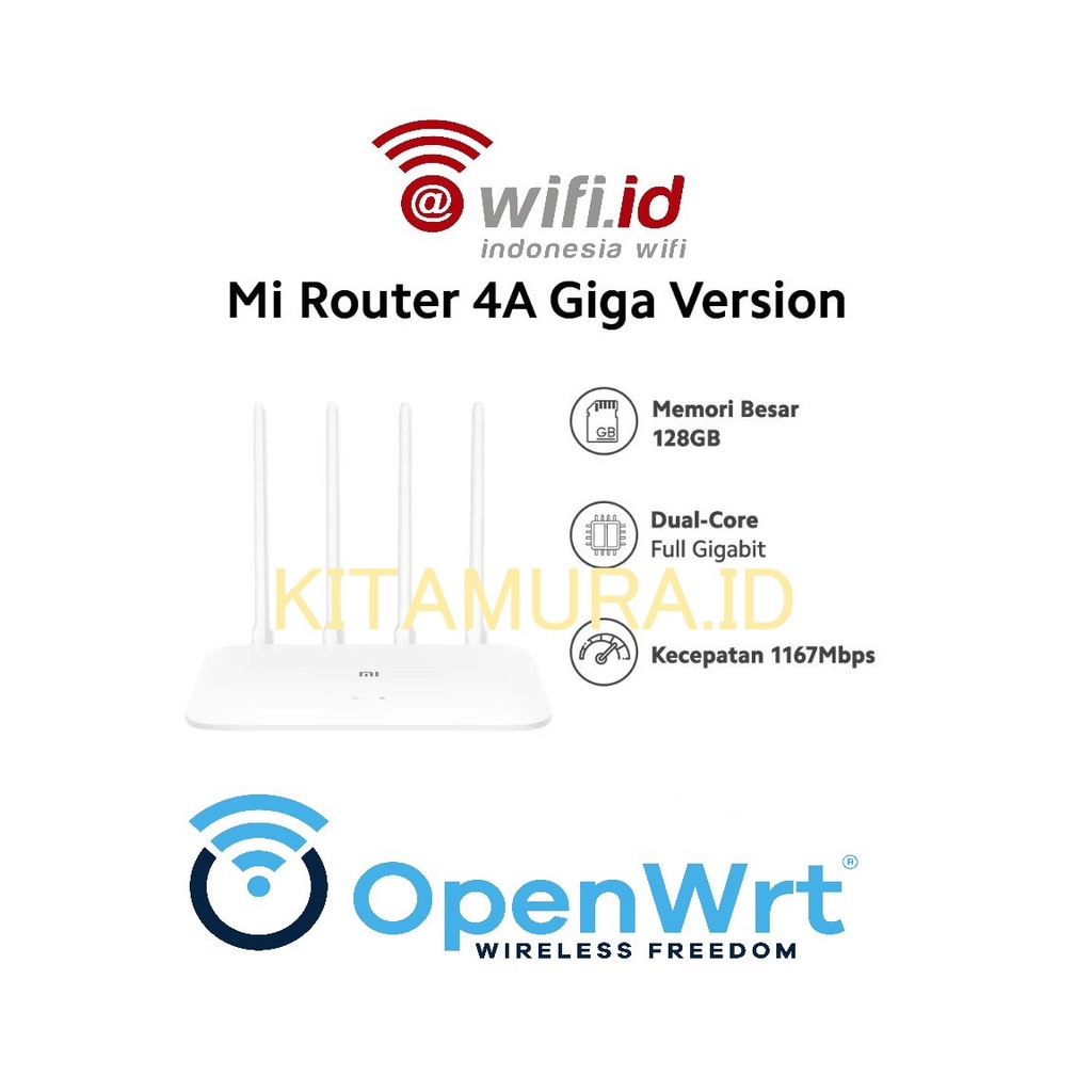 Jual Xiaomi Mi 4a Gigabit Openwrt Router Load Balance Autologin Wms