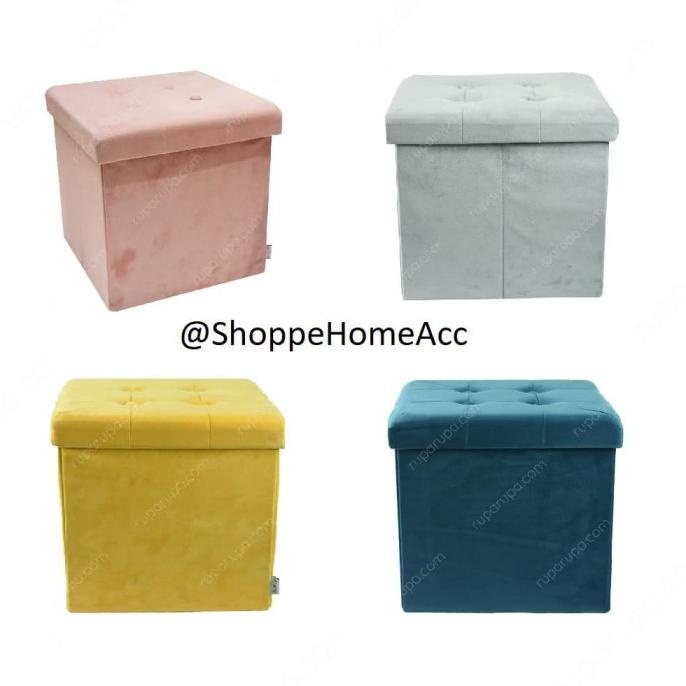 Jual Box/Storage/Stool/Puff/Ottoman/kursi + Storage portable paling ...