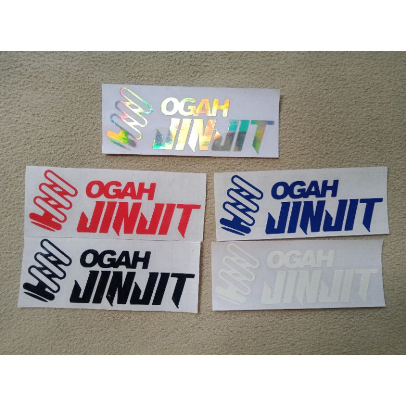 Jual STICKER CUTTING OGAH JINJIT | Shopee Indonesia