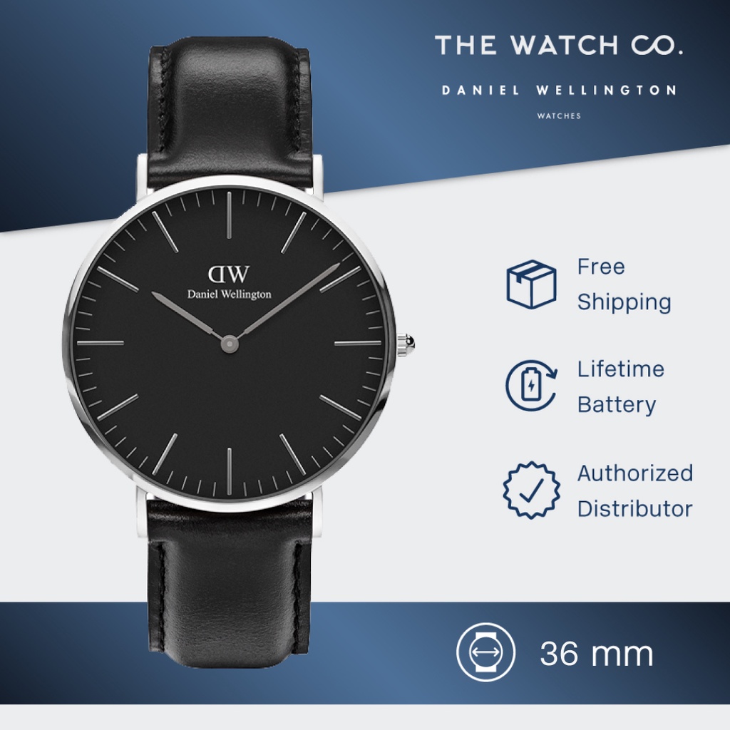 Harga daniel wellington shop classic black sheffield