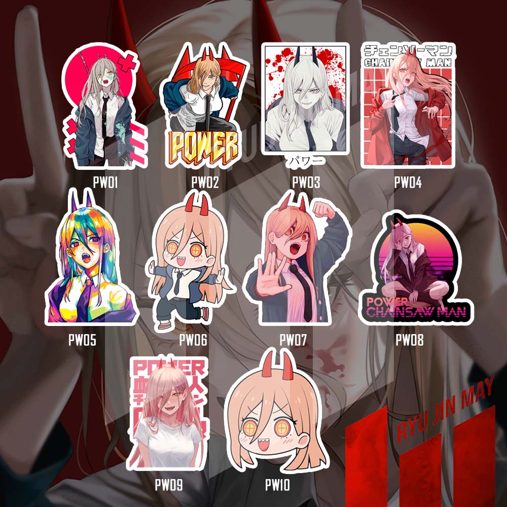 Jual Sticker Anime - Chainsaw Man - Power | Shopee Indonesia