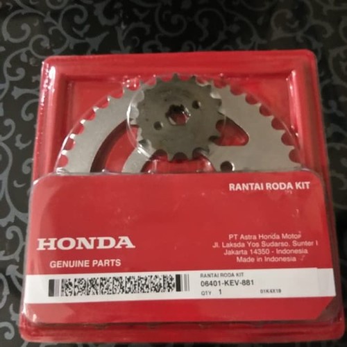 Jual Gear Set Girl Kit Gear Paket Rantai Roda Honda Supra X Lama Fit