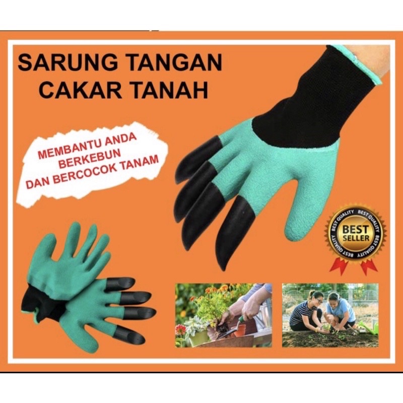 Jual Sarung Tangan Kebun Sarung Tangan Cocok Gali Cakar Tanah Shopee Indonesia