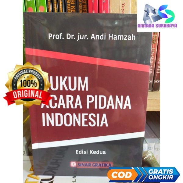 Jual Hukum Acara Pidana Indonesia Edisi Kedua Prof Dr Jur Andi