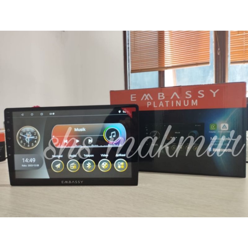 Jual headunit android EMBASSY 10 inch / embassy PLATINUM 10