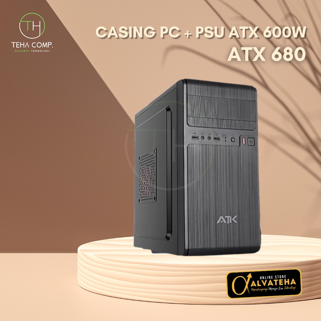 Jual Casing PC Gaming Plus Power Supply PSU Case Komputer CPU Bonus ...