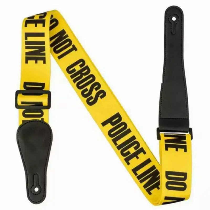 Jual Strap Gitar & Bass Police Line Original | Shopee Indonesia