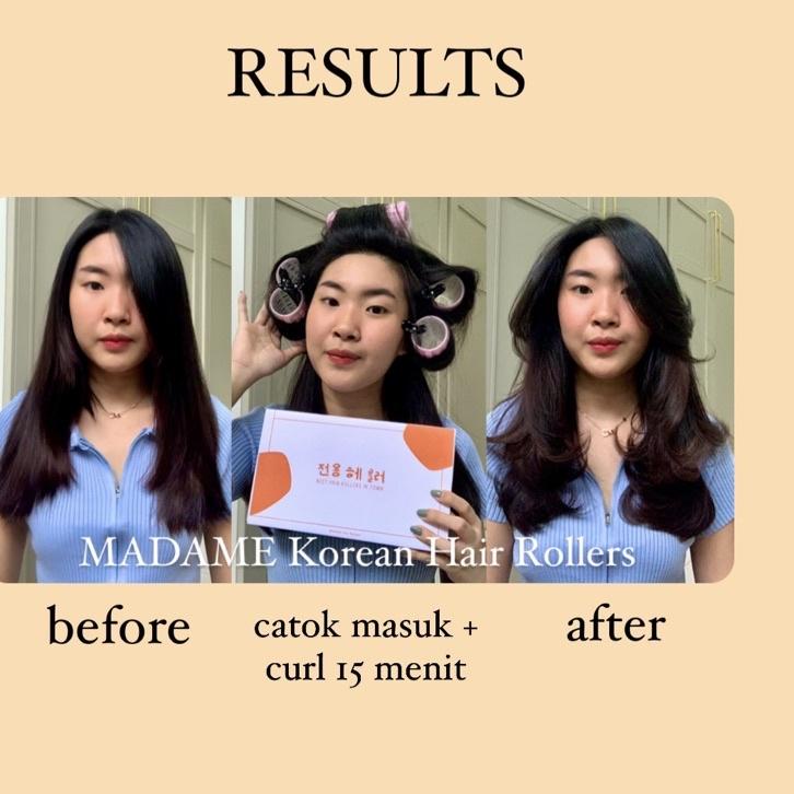 Jual Rekomendasi READY!! MADAME Korean Hair Rollers / Roll rambut Korea