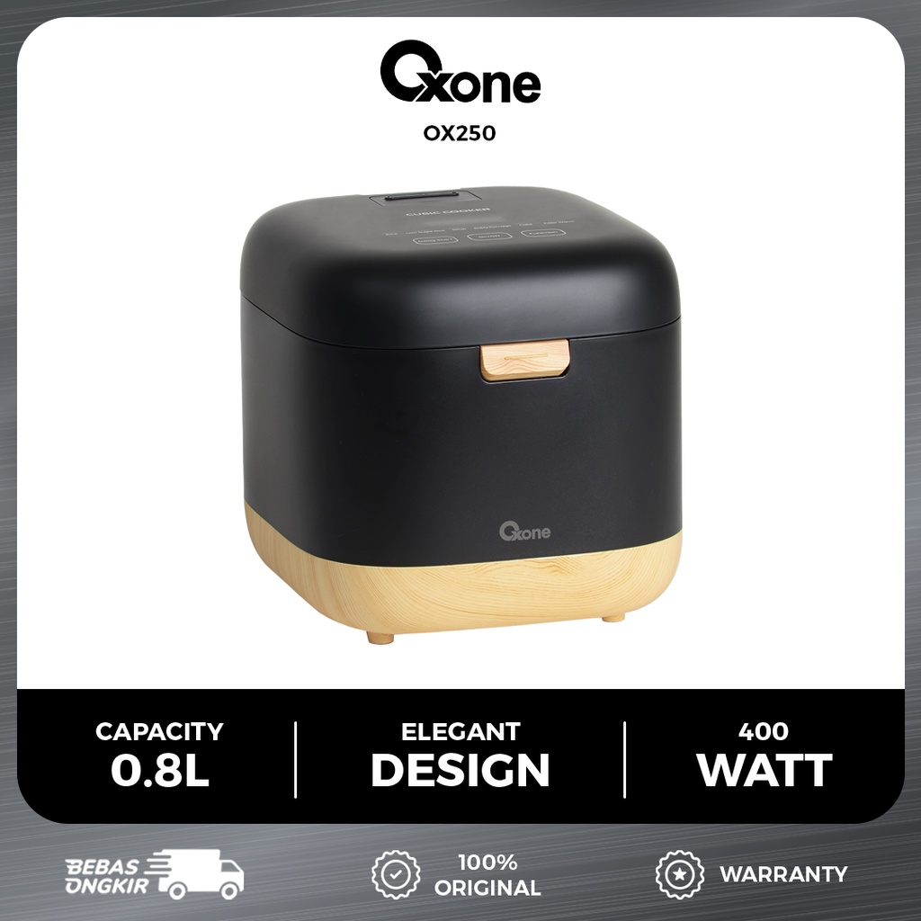 Jual OXONE OX250 Low Sugar Rice Cooker Mini 0.8 Liter Penanak Nasi Rendah Gula 5 in 1 Shopee