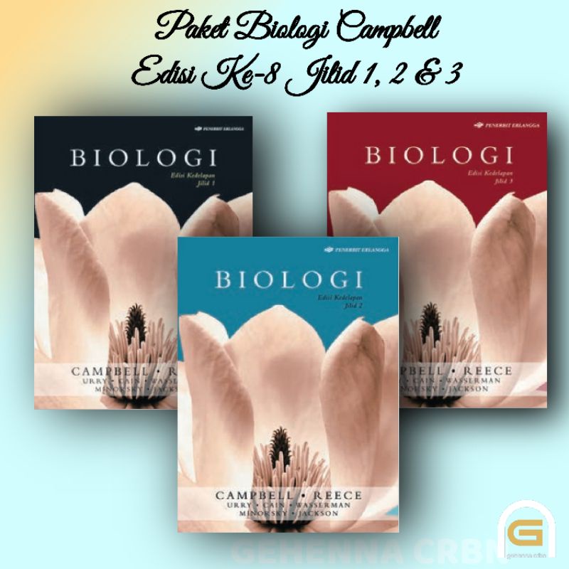 Jual Paket Biologi Campbell Edisi Kedelapan Jilid 1, 2 & 3 Penerbit ...