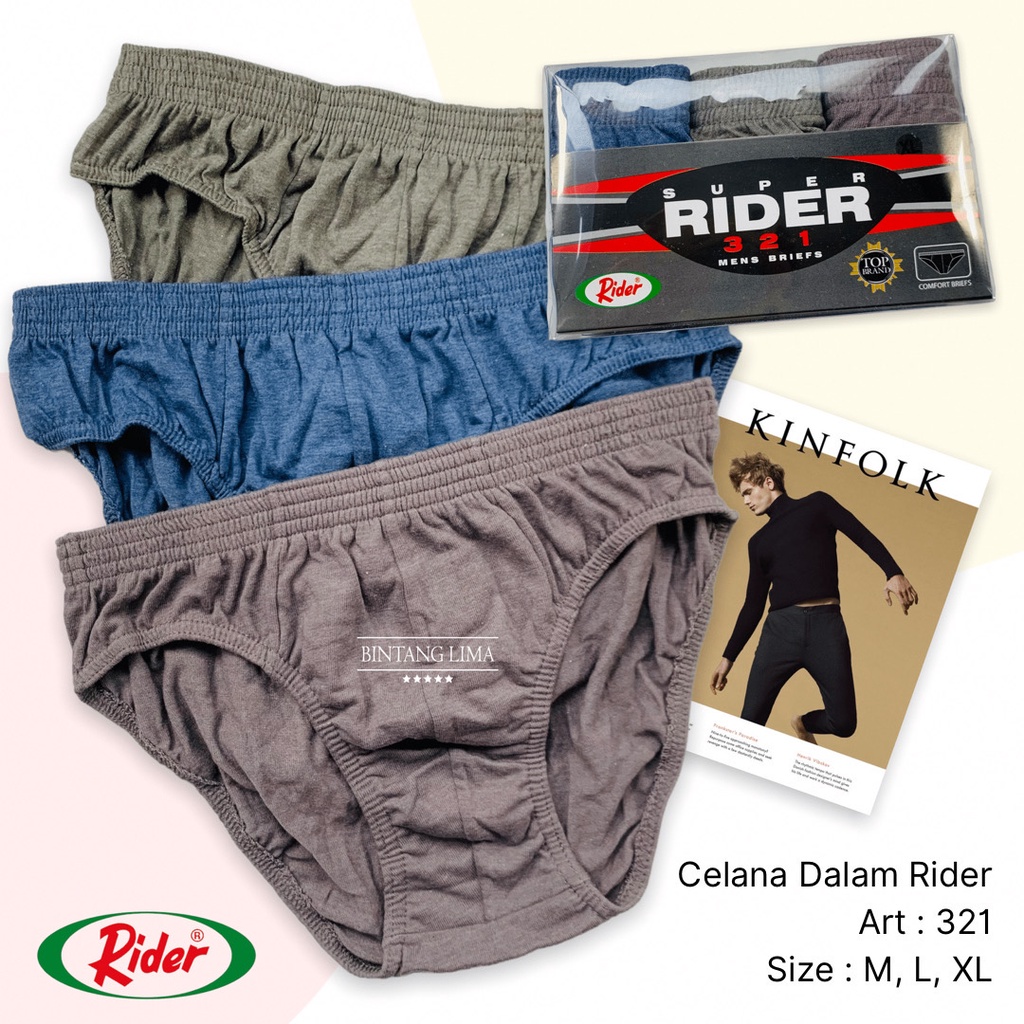 Jual CD Pria Dewasa Rider Isi 3 Pcs | Celana Dalam Pria Box | Bahan ...