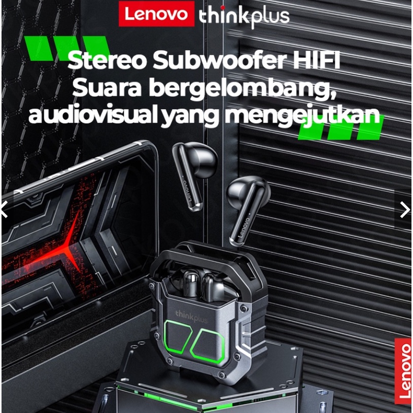 Jual Lenovo thinkplus XT81 Wireless Gaming Headset Bluetooth 5.3 TWS ...