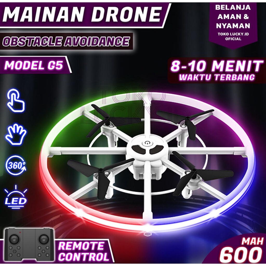 Jual Drone Mainan Mini Remote Control Ufo light Colorful RC Shopee