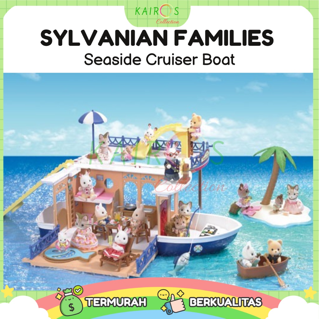 Jual Sylvanian Families Seaside Cruiser House Boat Shopee Indonesia