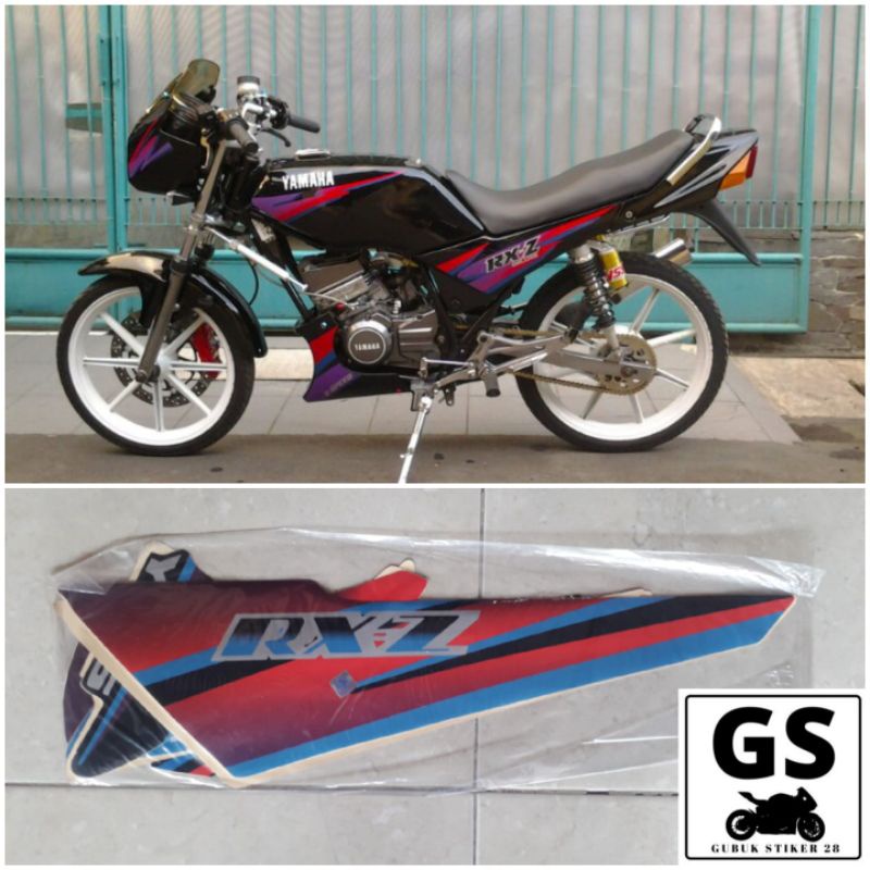 Jual STRIPING STIKER LIS BODY MOTOR YAMAHA RXZ TAHUN 1996 MERAH ...