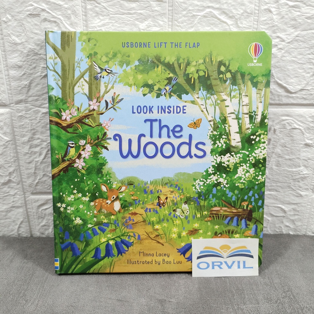 Jual Buku Usborne Lift The Flap Look Inside The Woods | Shopee Indonesia