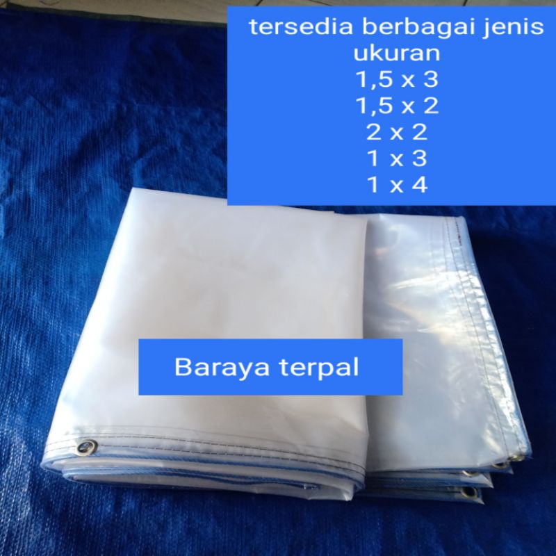 Jual Terpal Plastik Bening 1x2 ,1x3 ,1x4 Meter Tebal 150 Micron ...