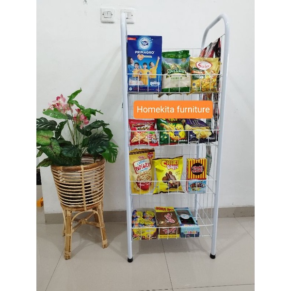 Jual RAK CHIKI JUMBO RAK SNACK 4 SUSUN RAK DISPLAY SERBAGUNA | Shopee ...