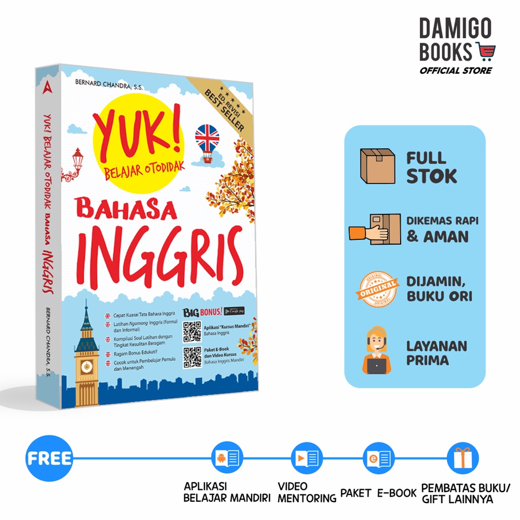 Jual BUKU Bahasa INGGRIS - Yuk Belajar Otodidak Bahasa Inggris | Shopee