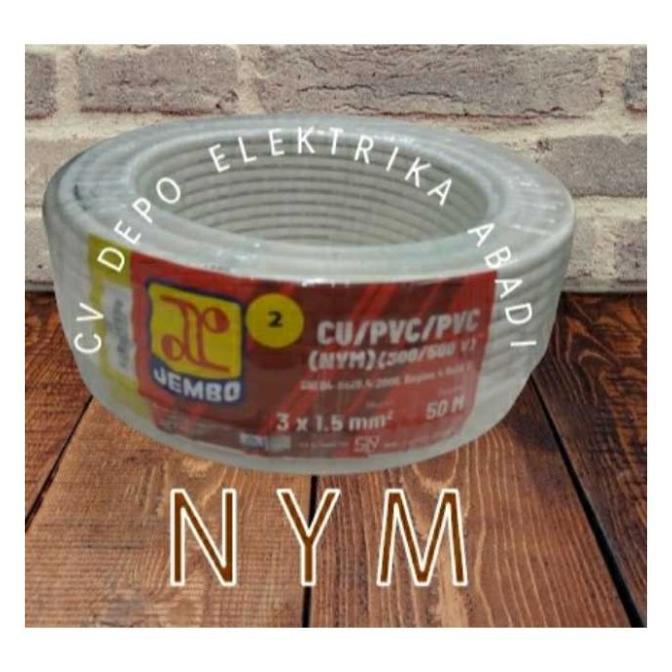 NYM-J 3x1,5 Mm² Installationsleitung – 500m Trommel, PVC, Für Feuchträume, VDE 0250