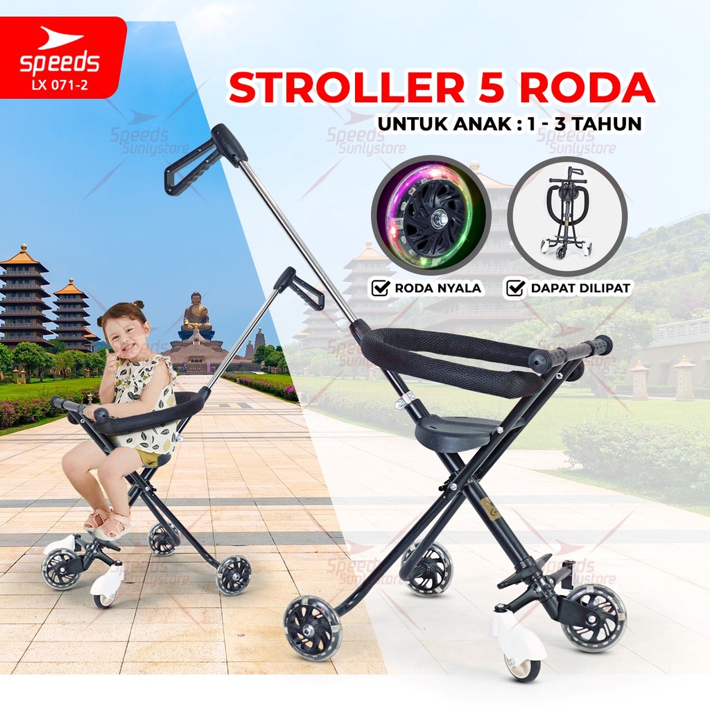 Jual SPEEDS Stroller Baby Kereta Dorong Bayi Magic Stroller Bayi Mikro