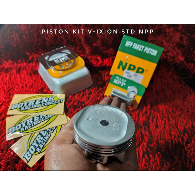 Jual PISTON KIT/SEHER KIT YAMAHA VIXION 3C1 PIN 14 OVZ STD NPP BOYRENK RACING CONCEPT Shopee