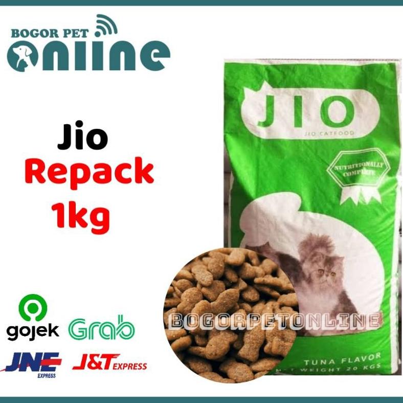 Jual Update Jio Makanan Kucing Dryfood Repack 1Kg Makanan Kucing