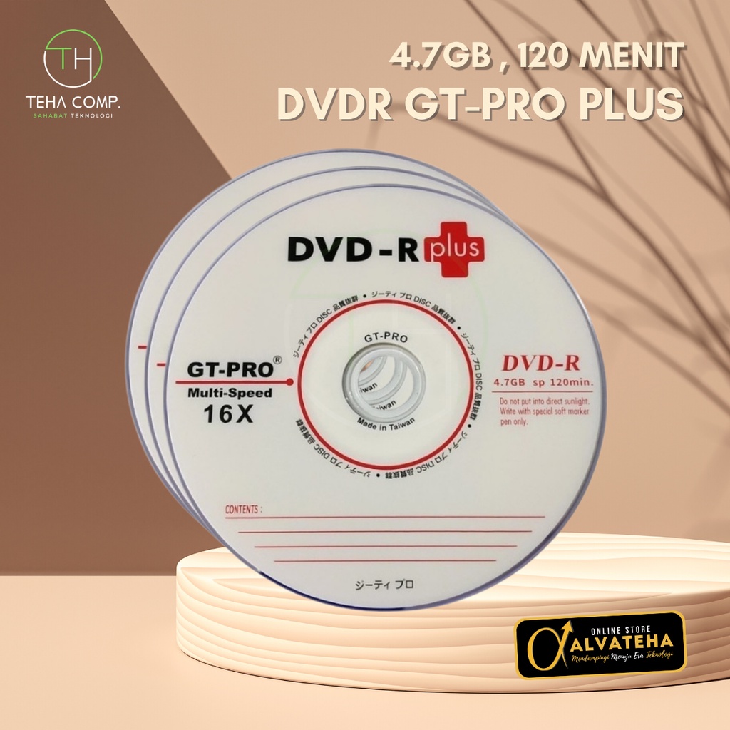 Jual DVD DVDR Disk Kosong 4.7GB 120Min Burning Disc Blank Media ...