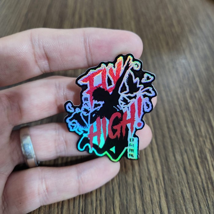 Jual Sticker Hologram Anime - PSH1253 - Haikyuu - Fly High Hinata ...